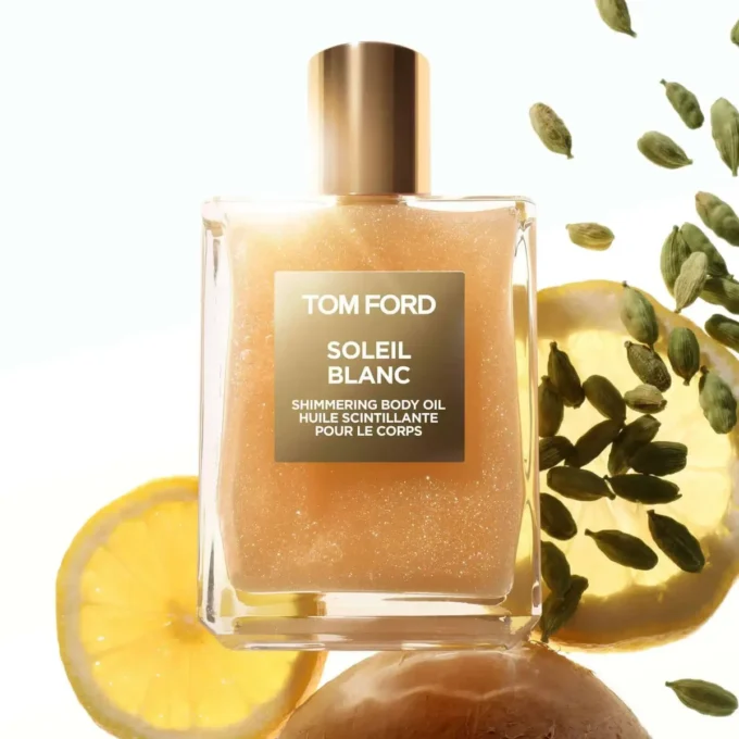 Aceite corporal brillante Soleil Blanc