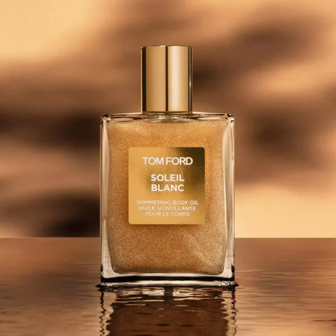 Aceite corporal brillante Soleil Blanc
