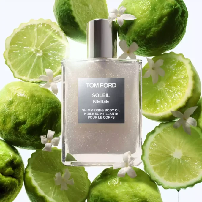 Aceite corporal brillante Soleil Neige