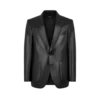 Blazer de cuero mantecoso Blazer de cuero mantecoso