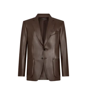 Blazer sartorial de napa plonge suave