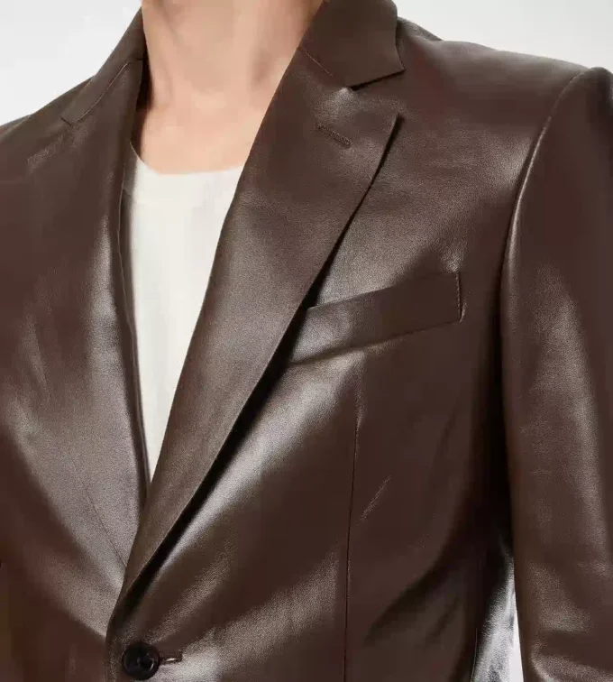 Blazer sartorial de napa plonge suave Blazer sartorial de napa plonge suave