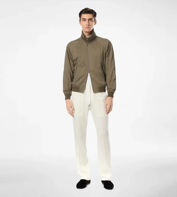 Blouson con forro de cachemira Blouson con forro de cachemira