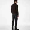 Blouson de ante con parte delantera de merino Blouson de ante con parte delantera de merino