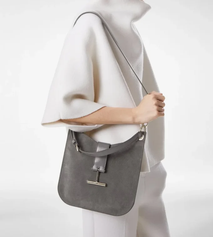 Bolso bandolera pequeño Tara de ante Bolso bandolera pequeño Tara de ante