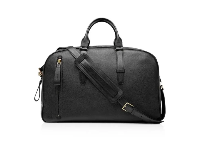 Bolso de bolos Buckley de cuero granulado Bolso de bolos Buckley de cuero granulado