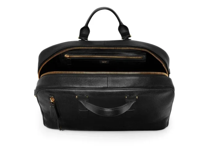 Bolso de bolos Buckley de cuero granulado Bolso de bolos Buckley de cuero granulado