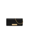 Bolso de mano de satén
