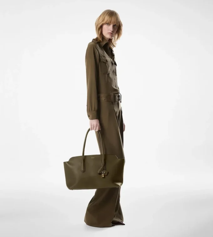 Bolso grande de hombro Alexander de piel natural Bolso grande de hombro Alexander de piel natural