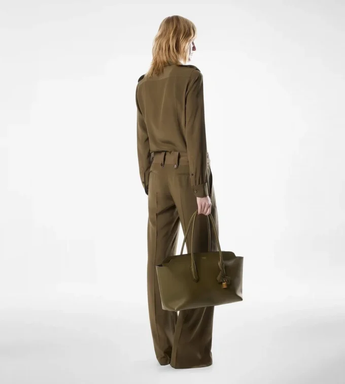 Bolso grande de hombro Alexander de piel natural Bolso grande de hombro Alexander de piel natural
