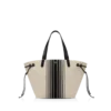 Bolso grande de jacquard a rayas Bolso grande de jacquard a rayas
