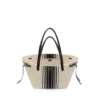 Bolso grande de jacquard a rayas Bolso grande de jacquard a rayas