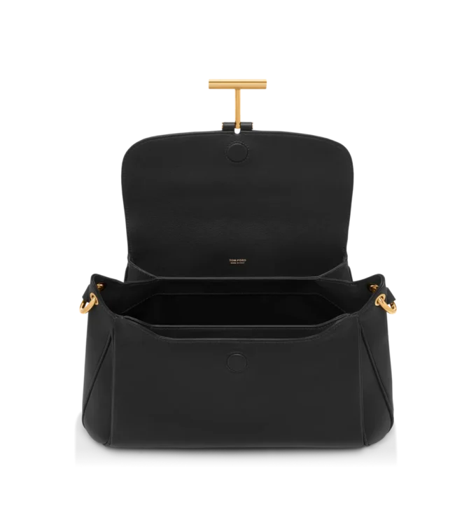Bolso mediano de hombro Tara de piel natural Bolso mediano de hombro Tara de piel natural