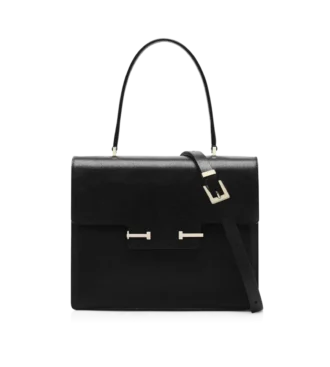 Bolso pequeño con asa superior Aube de piel flexible