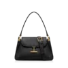 Bolso pequeño de hombro Tara de piel natural granulada Bolso pequeño de hombro Tara de piel natural granulada