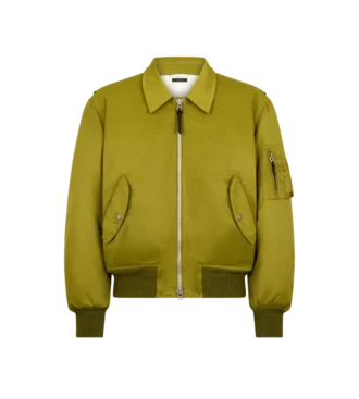 Bomber de vuelo de nailon satinado