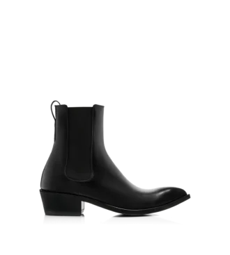 Botas Chelsea de piel bruñida