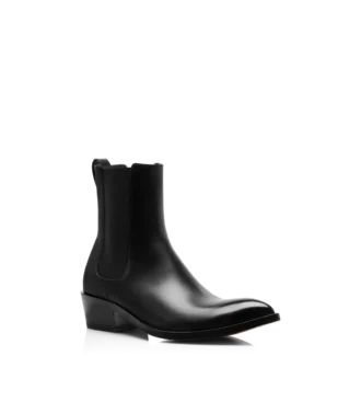 Botas Chelsea de piel bruñida