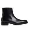 Botas con cremallera Edgar de cuero bruñido