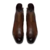 Botas con cremallera Edgar de cuero bruñido