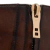 Botas con cremallera Edgar de cuero bruñido