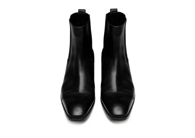 Botines Gianni de cuero bruñido