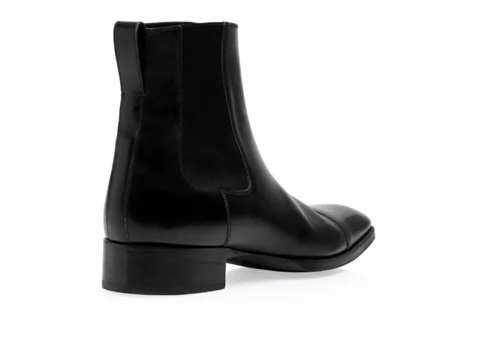 Botines Gianni de cuero bruñido
