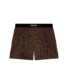 Boxers de seda con estampado de guepardo