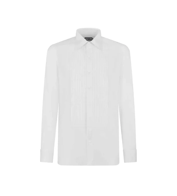Camisa de noche entallada de voile para cóctel