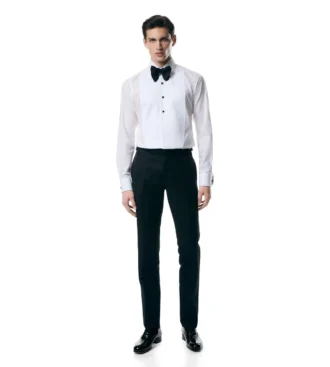 Camisa de noche entallada de voile para cóctel
