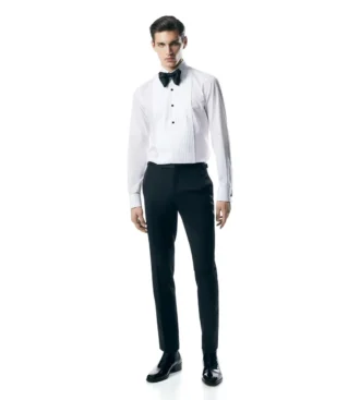 Camisa de noche entallada de voile para cóctel