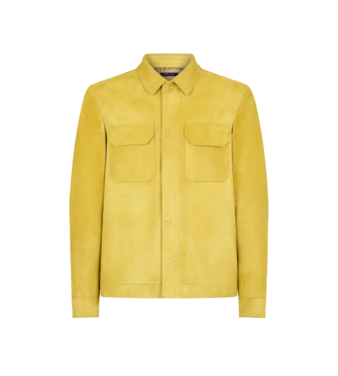 Camisa exterior de ante cepillado