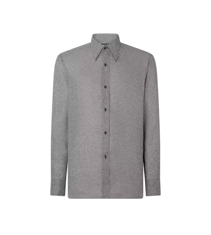 Camisa fluida con lunares