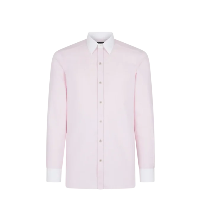 Camisa slim fit con estructura tridimensional