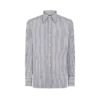 Camisa slim fit con rayas escalonadas