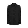 Camisa slim fit de crepé satinado
