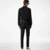 Camisa slim fit de crepé satinado