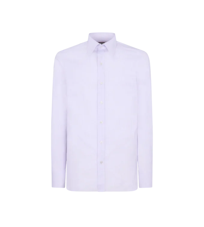 Camisa slim fit de micro cuadros vichy Camisa slim fit de micro cuadros vichy