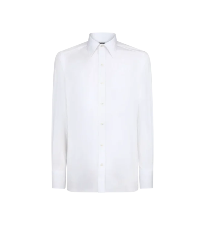 Camisa slim fit de popelín