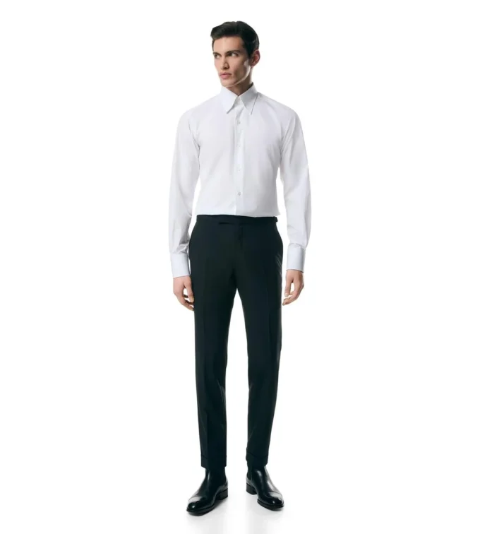 Camisa slim fit de popelín