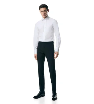 Camisa slim fit de popelín