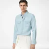 Camisa vaquera de cambray