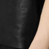 Camiseta de cuello redondo de napa suave
