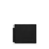 Cartera alargada con clip para billetes en piel de ciervo estampada Cartera alargada con clip para billetes en piel de ciervo estampada