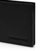 Cartera clásica con doble pliegue y línea T alargada de piel de ciervo estampada Cartera clásica con doble pliegue y línea T alargada de piel de ciervo estampada