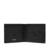 Cartera clásica de doble pliegue en piel granulada Cartera clásica de doble pliegue en piel granulada