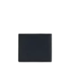 Cartera clásica de doble pliegue en piel granulada