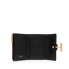Cartera compacta Tara de piel granulada Cartera compacta Tara de piel granulada