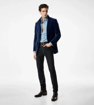 Chaqueta Atticus de terciopelo ligero