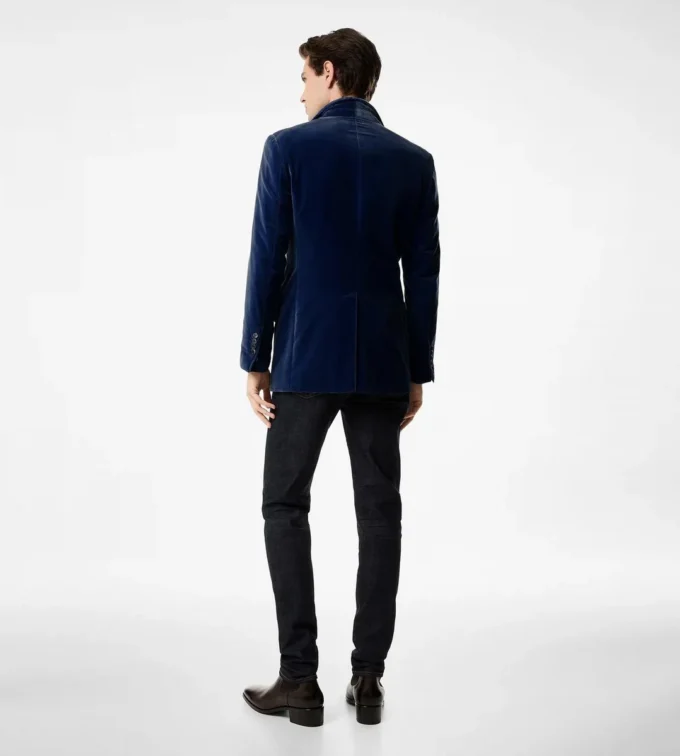 Chaqueta Atticus de terciopelo ligero